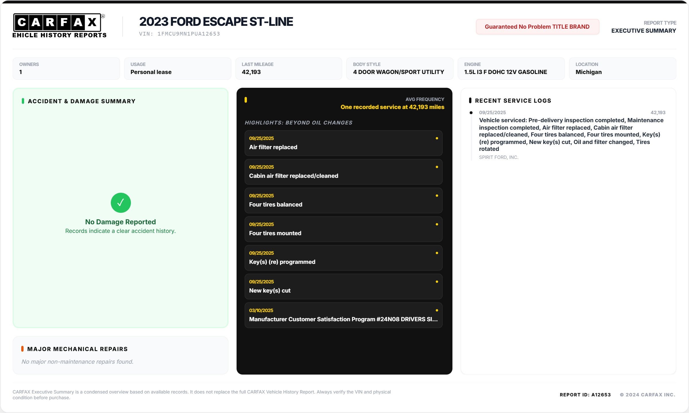2023 Ford Escape ST-Line