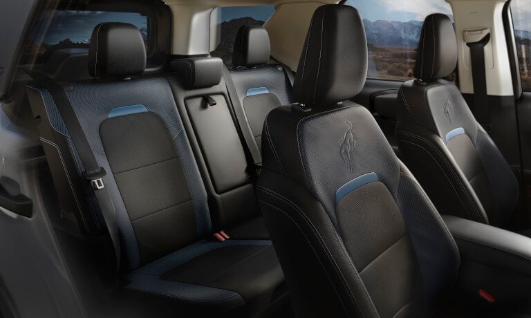 2026 Ford Bronco Interior Seating Front Angle View