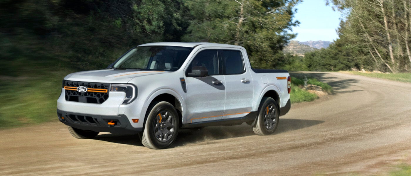 2026 Ford Maverick Exterior Driving Fast On Dirt Road