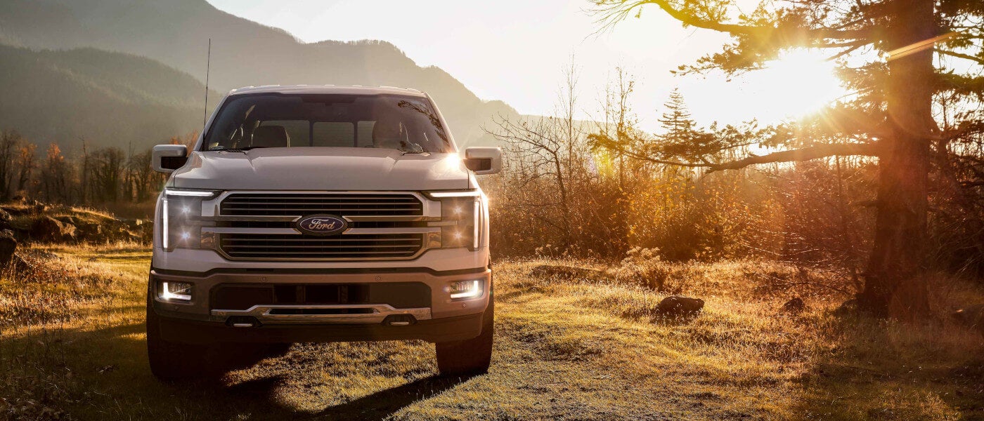 2024 Ford F-150 Exterior In Forest At Sunrise