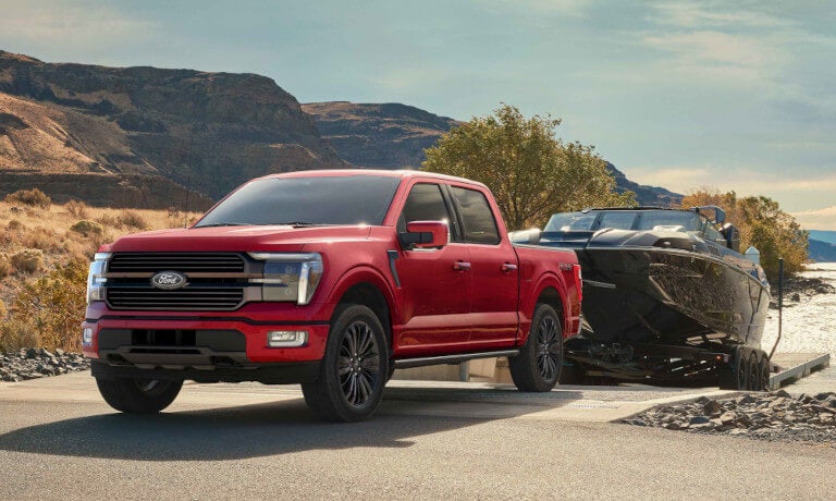 2024 Ford F-150 Exterior Pulling Boat From Water