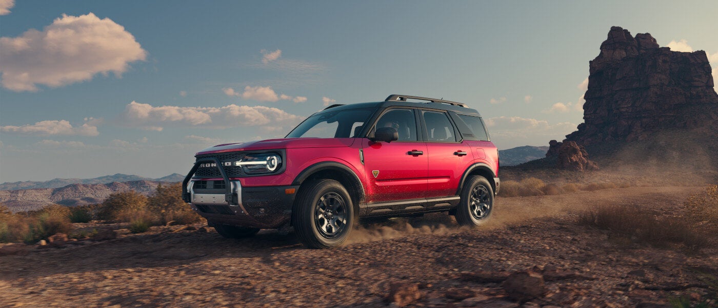 2025 Ford Bronco Sport Exterior Driving In Desert