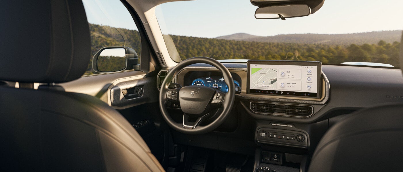 2025 Ford Bronco Sport Interior Front Dashboard And Seats