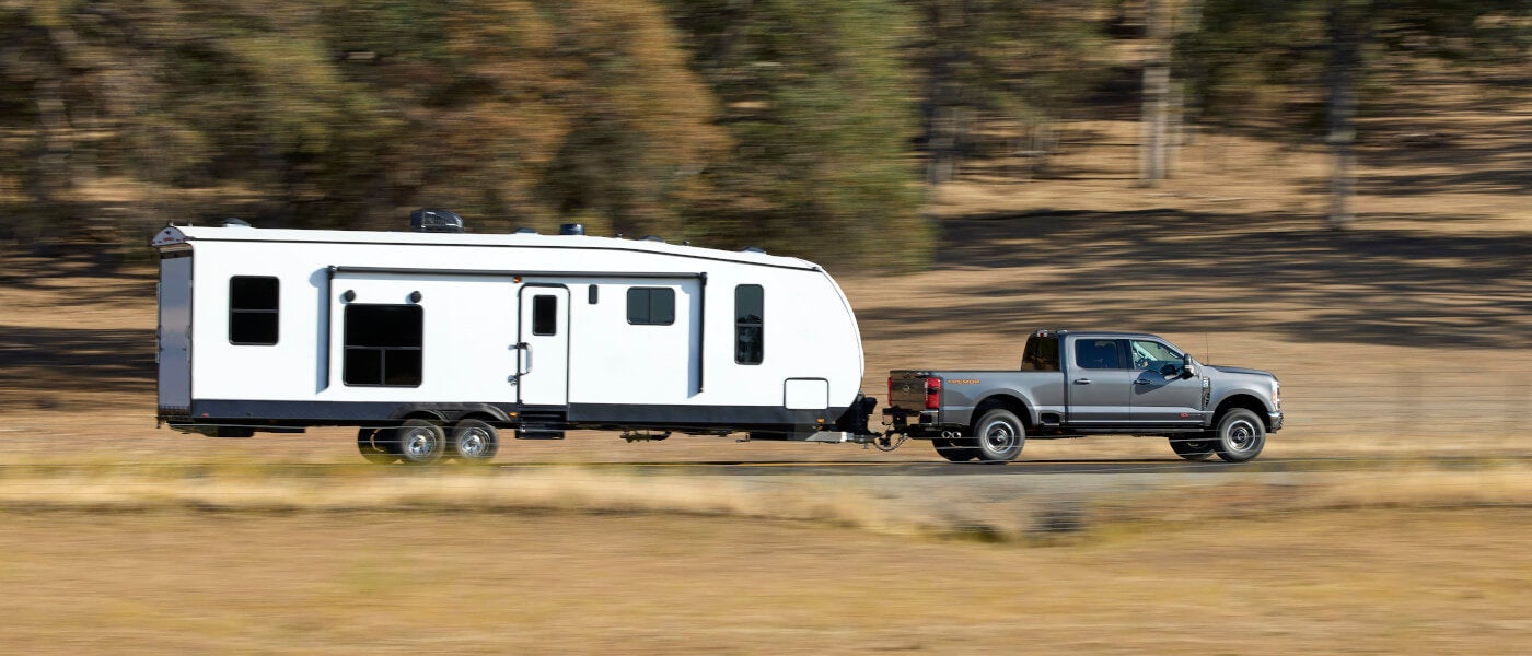 2026 Ford Super Duty Exterior Side View Towing RV
