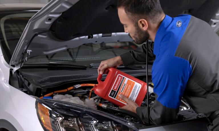 Ford Service Technician Oil Change